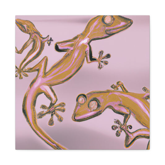 Gecko's Surreal Dream - Canvas