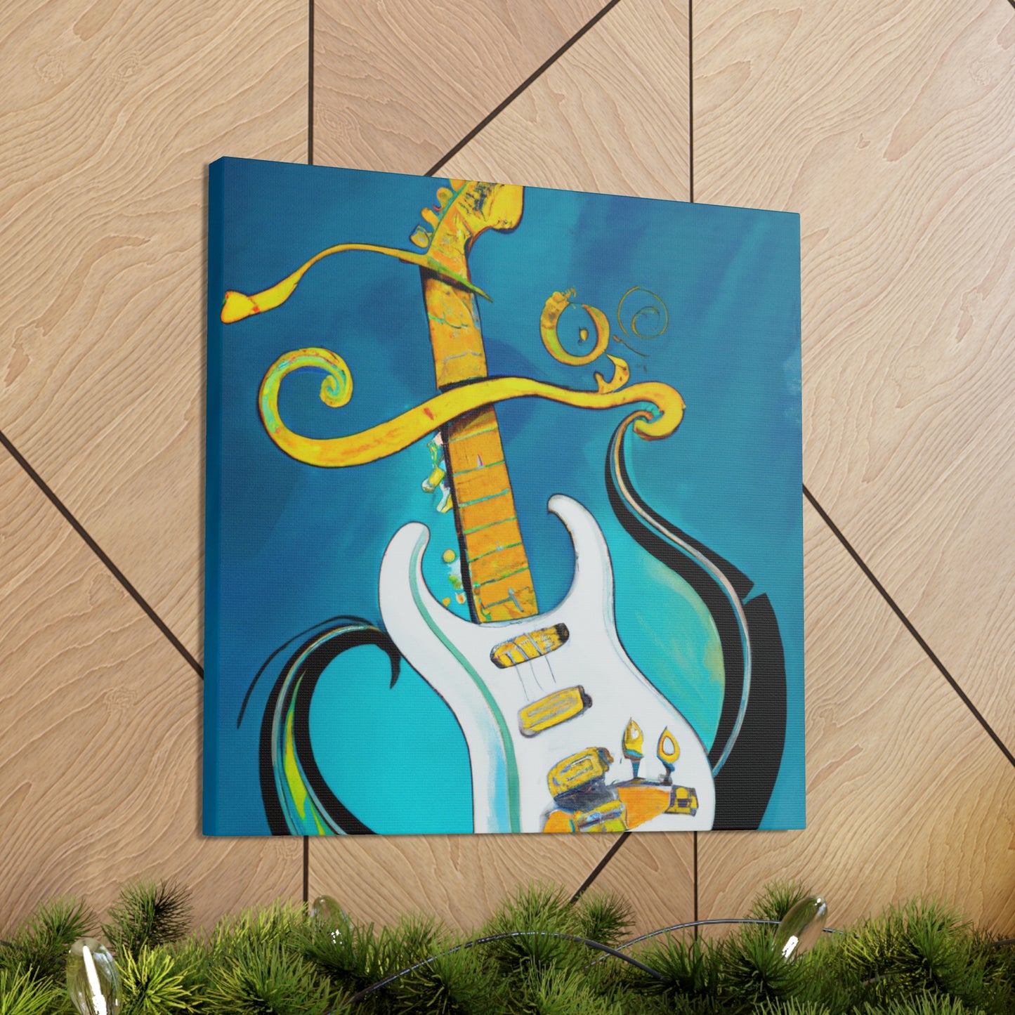 Fender in Art Nouveau - Canvas