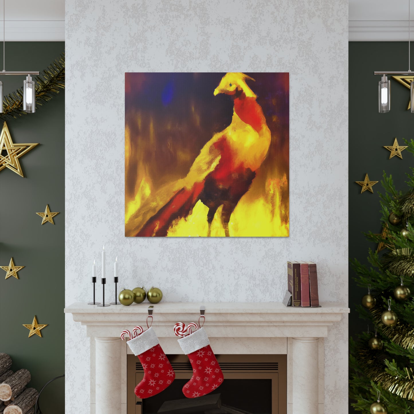 "Golden Pheasant Dance" - Canvas