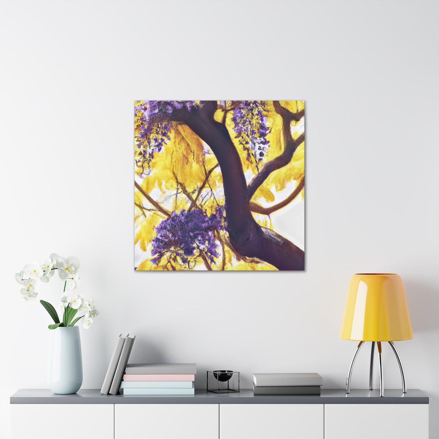 Jacaranda Dreamscape. - Canvas