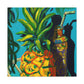 Pineapple in Neoclassicism - Canvas