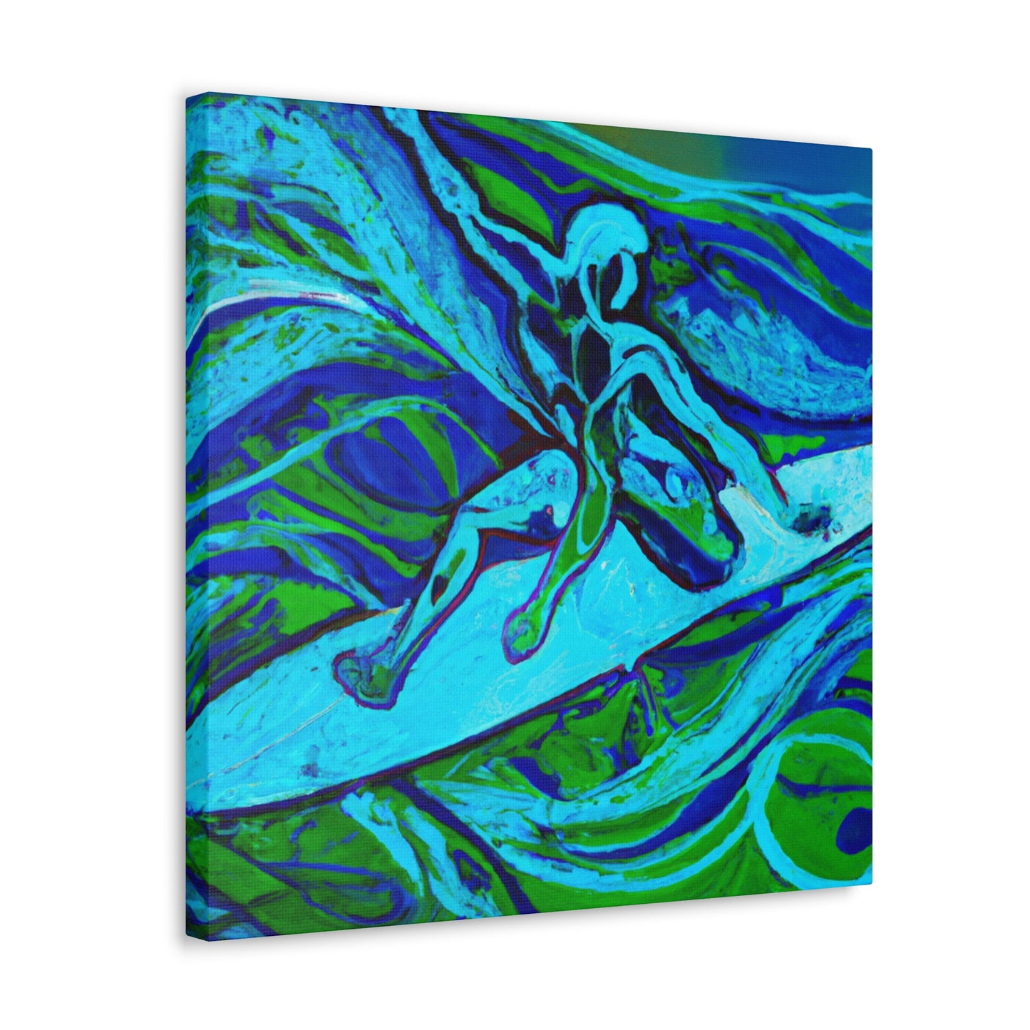 "Surfing the Sea's Swell" - Canvas