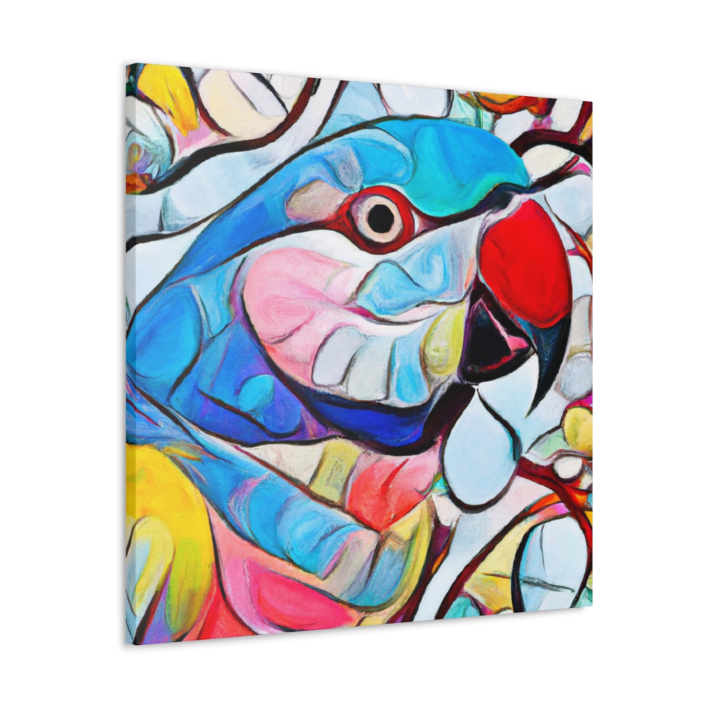 Lovebirds in Harmony - Canvas