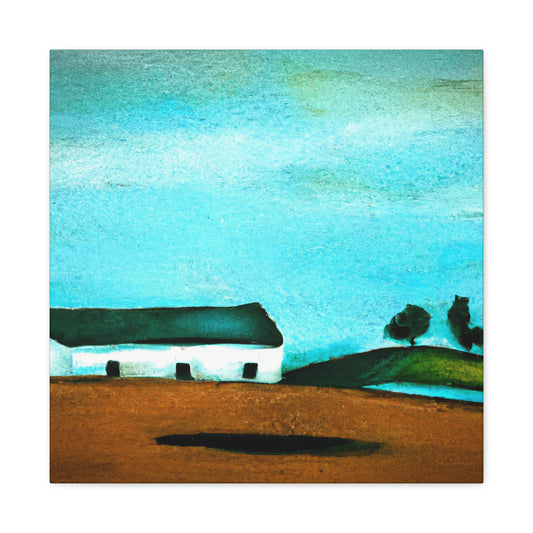 Farmhouse in Abstraction - Canvas