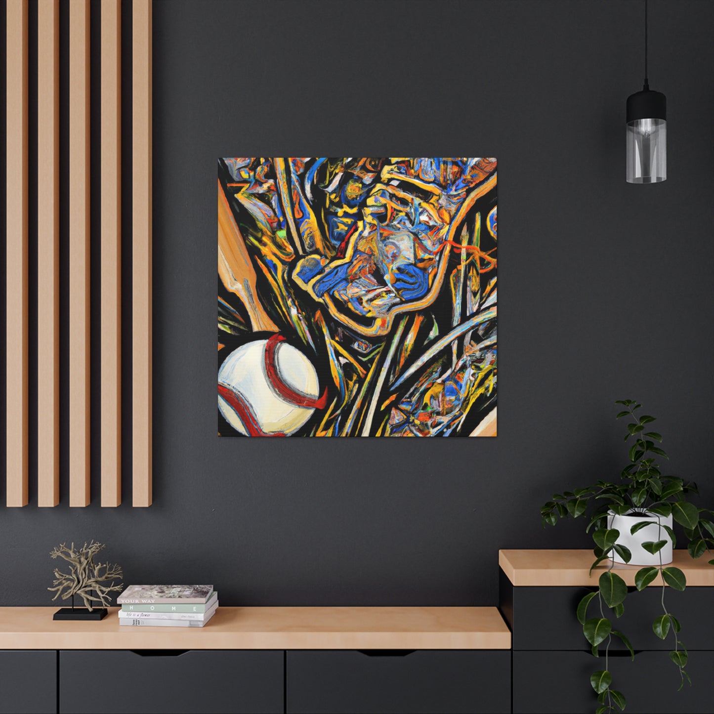 "Baseball in a Dream" - Canvas