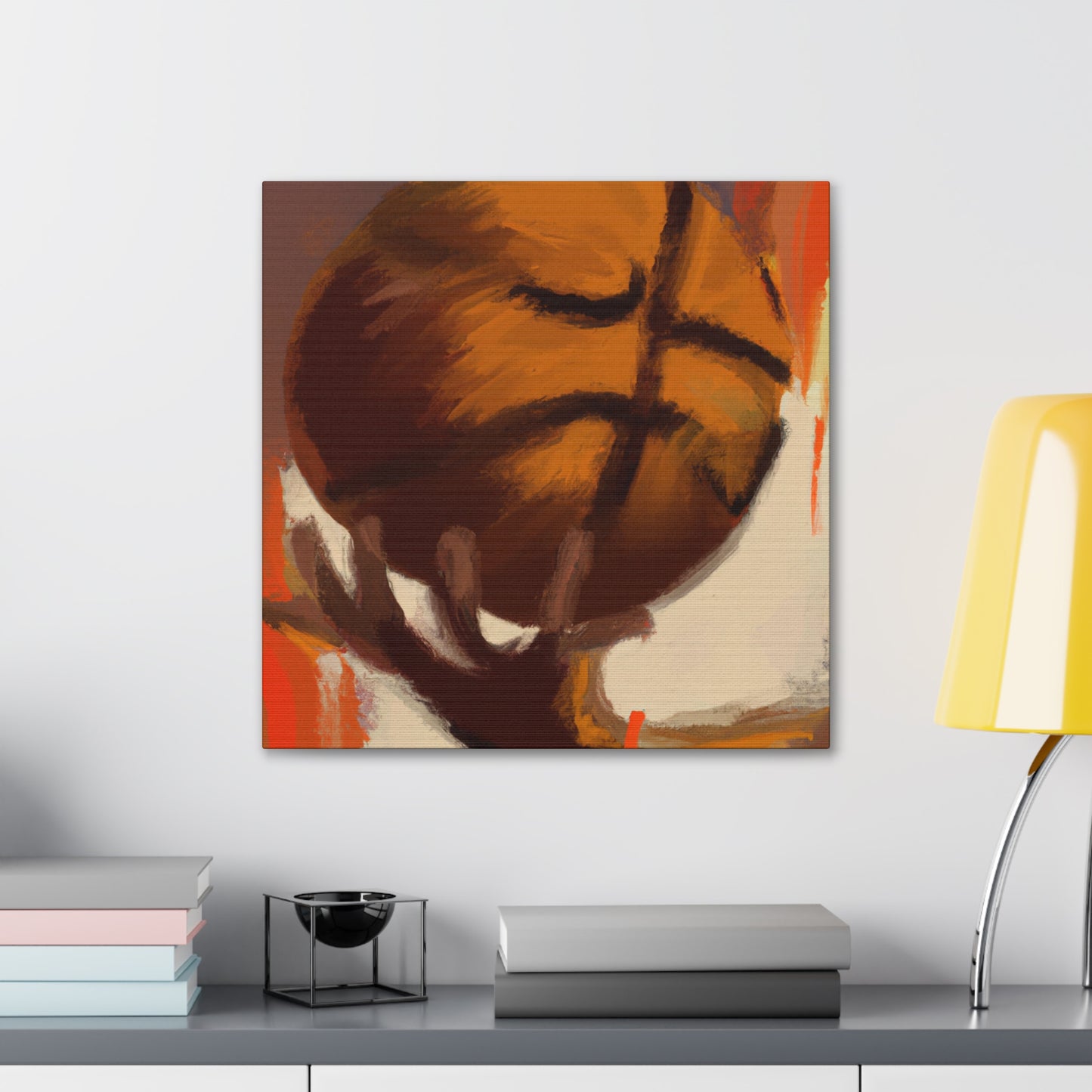 "Basketball Art Cascade". - Canvas