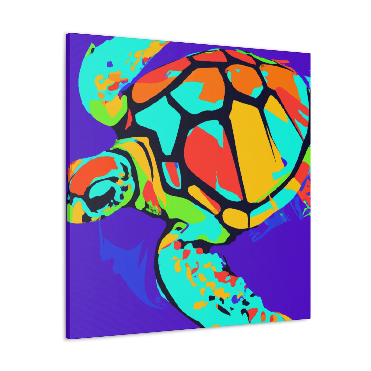 Sea Turtle Pop Brilliance - Canvas