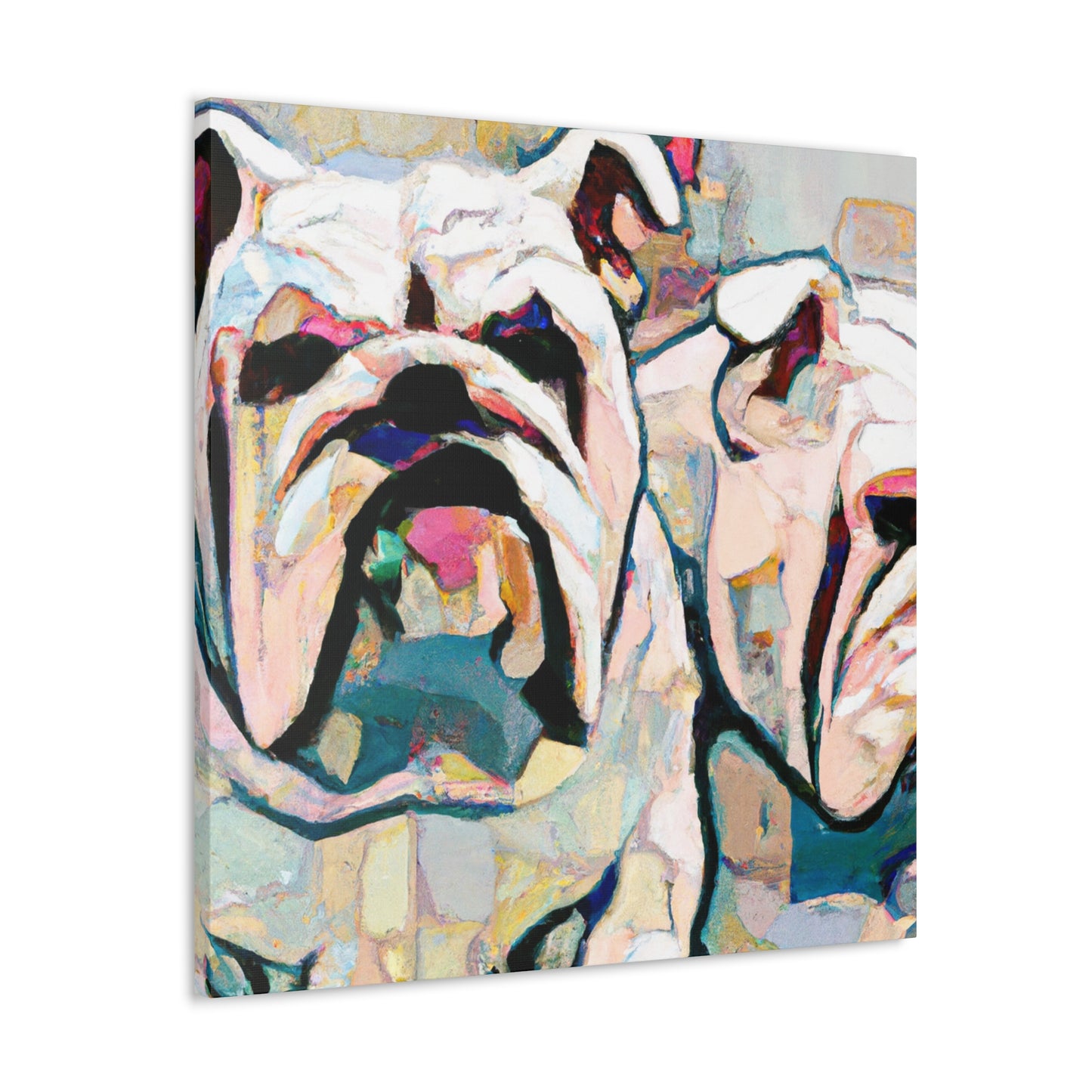 English Bulldog Majesty - Canvas