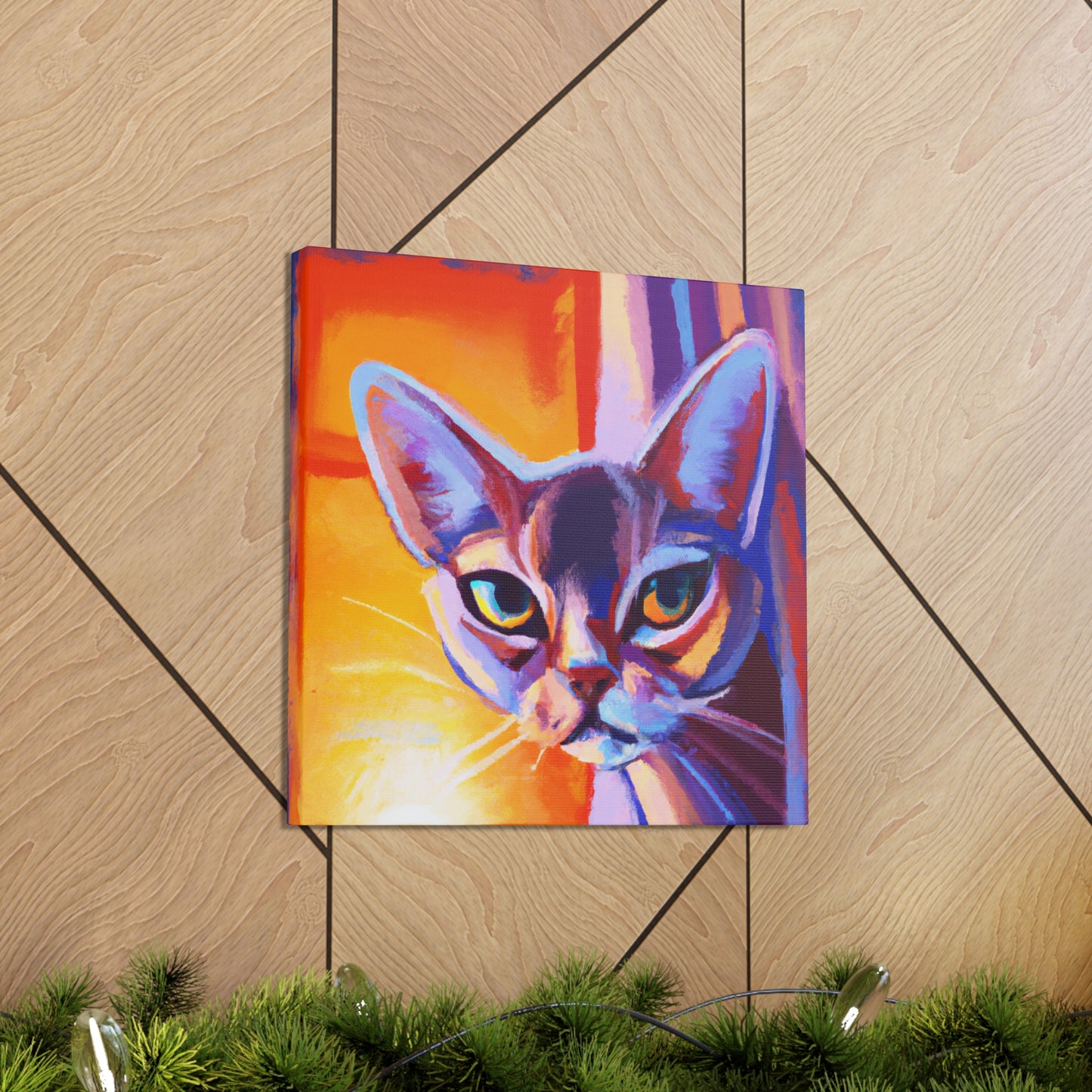 "Abyssinian Art Deco Dream" - Canvas