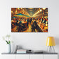 Elegant Tobacco Gathering - Canvas