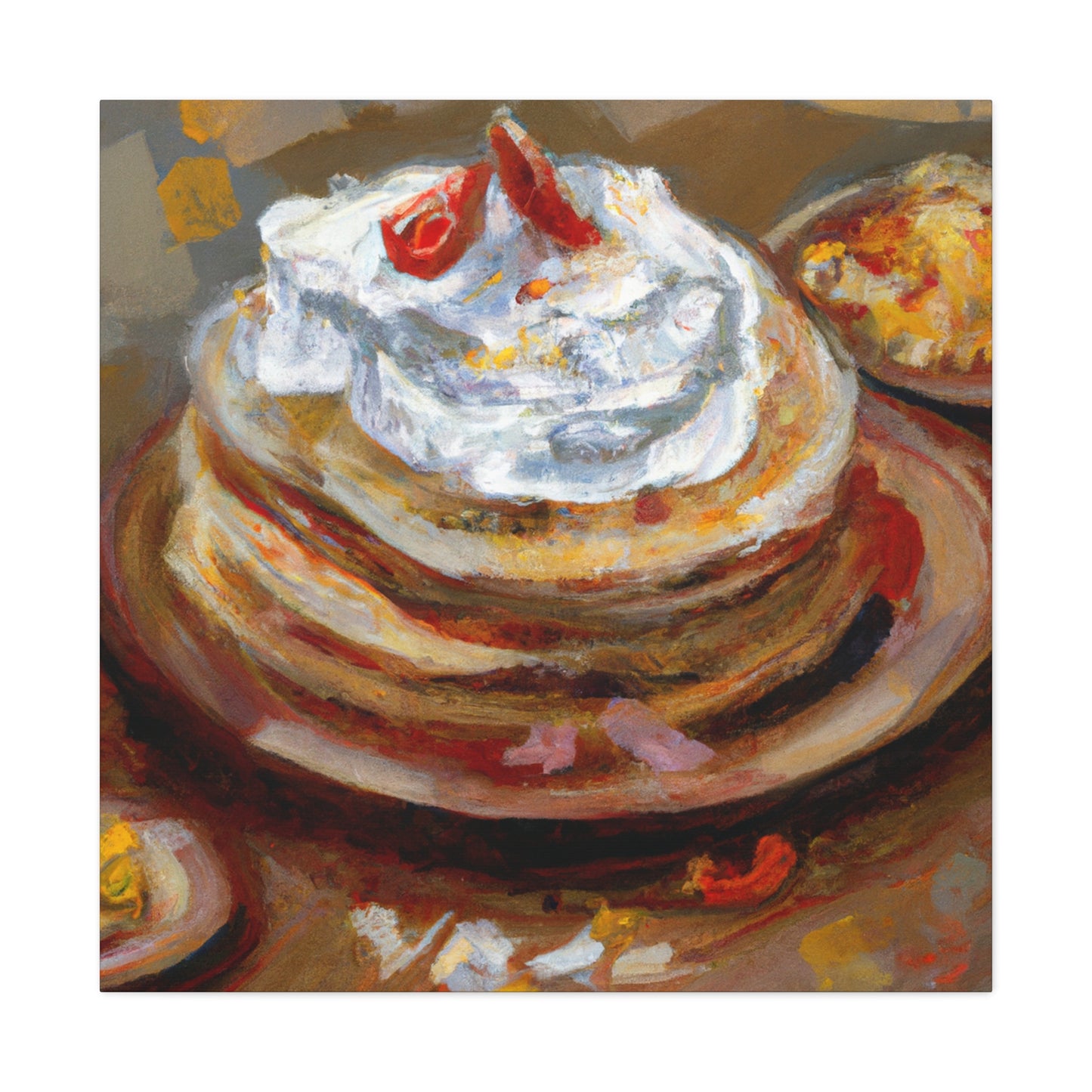 "Pancakes in Impressionism" - Canvas