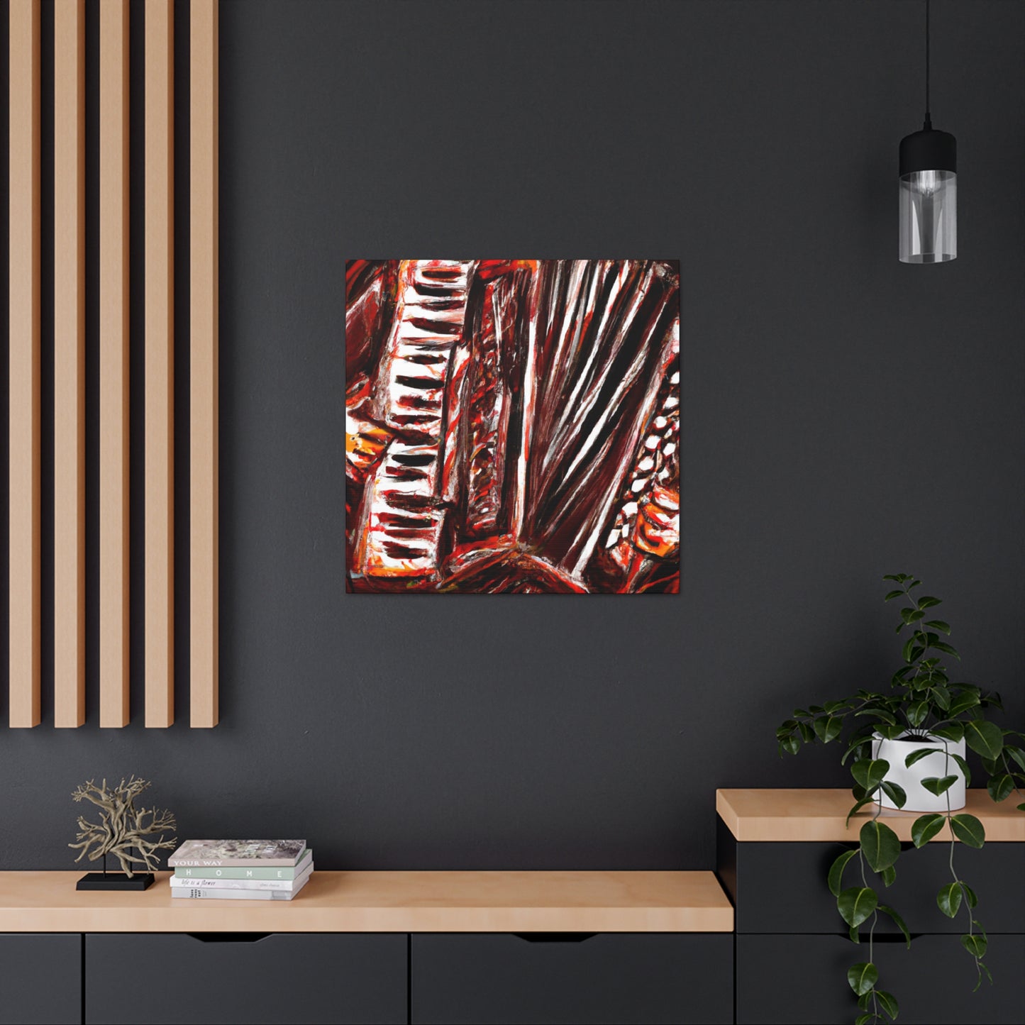 Accordion's Joyful Song - Canvas