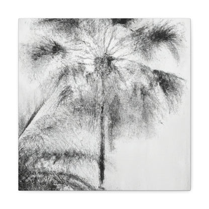 "Palm Tree in Paradise" - Canvas