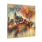 "Nashville's Gilded Horizon" - Canvas