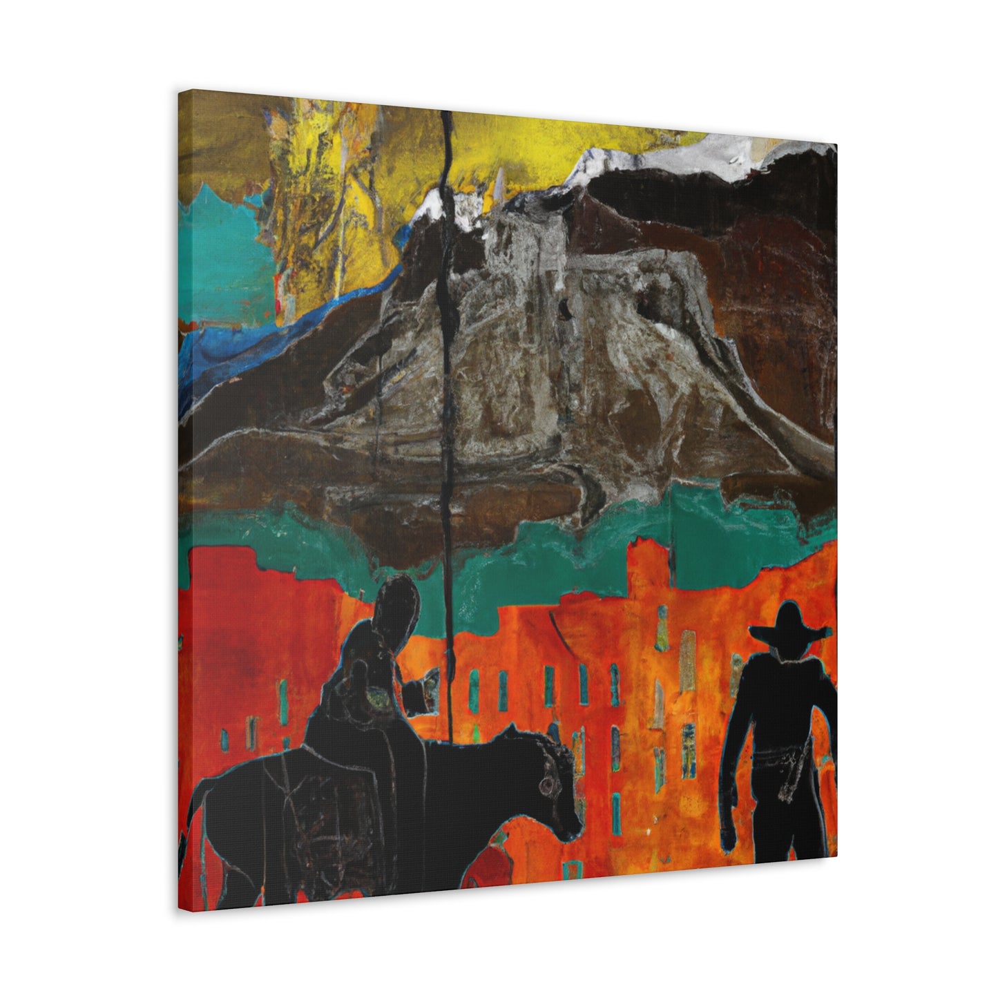 Western Landscape Splendor - Canvas