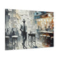 "Hidden Revelry: Prohibition's Echo" - Canvas