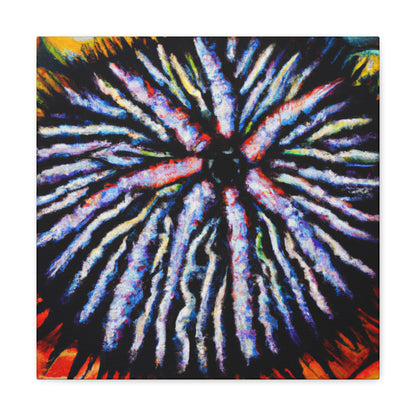 Sea Urchin Impasto - Canvas