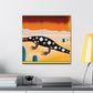 "Gila Monster Glamour" - Canvas