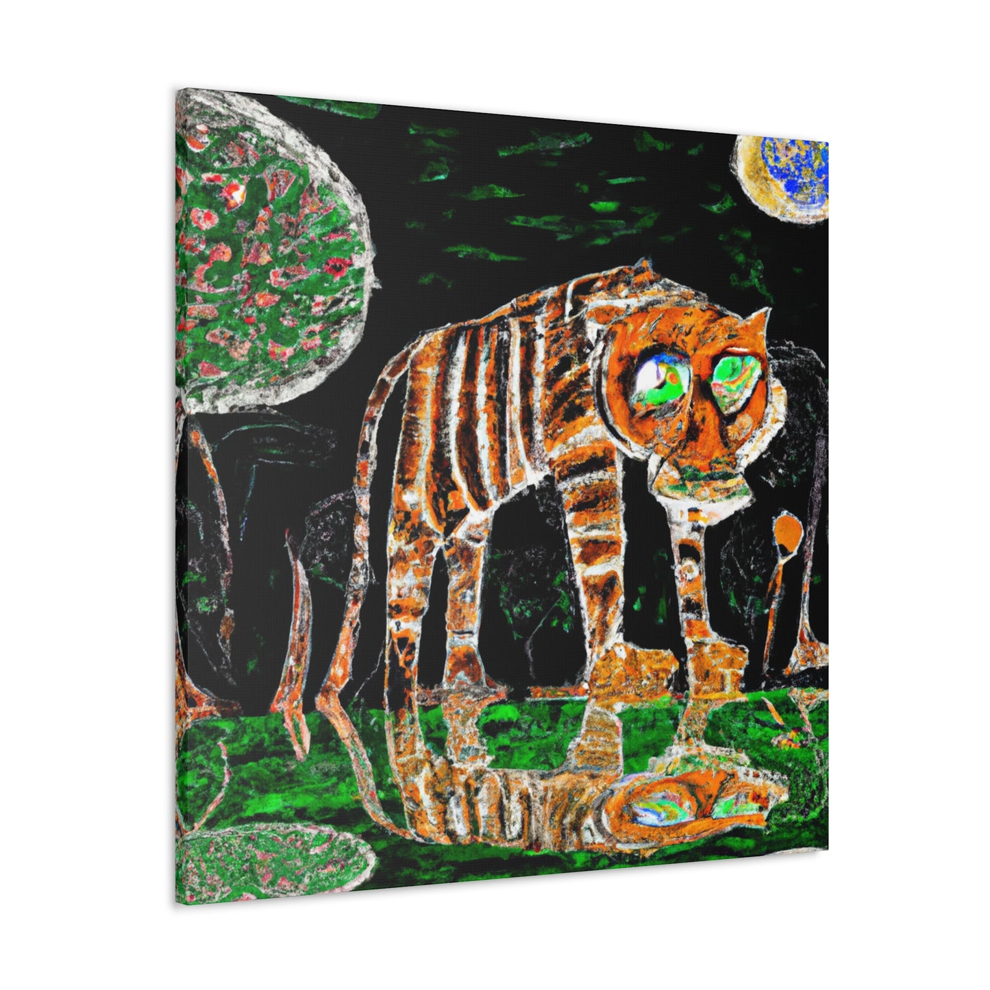 "Tiger on a Star" - Canvas