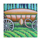 "Hay Wagon in Bloom" - Canvas