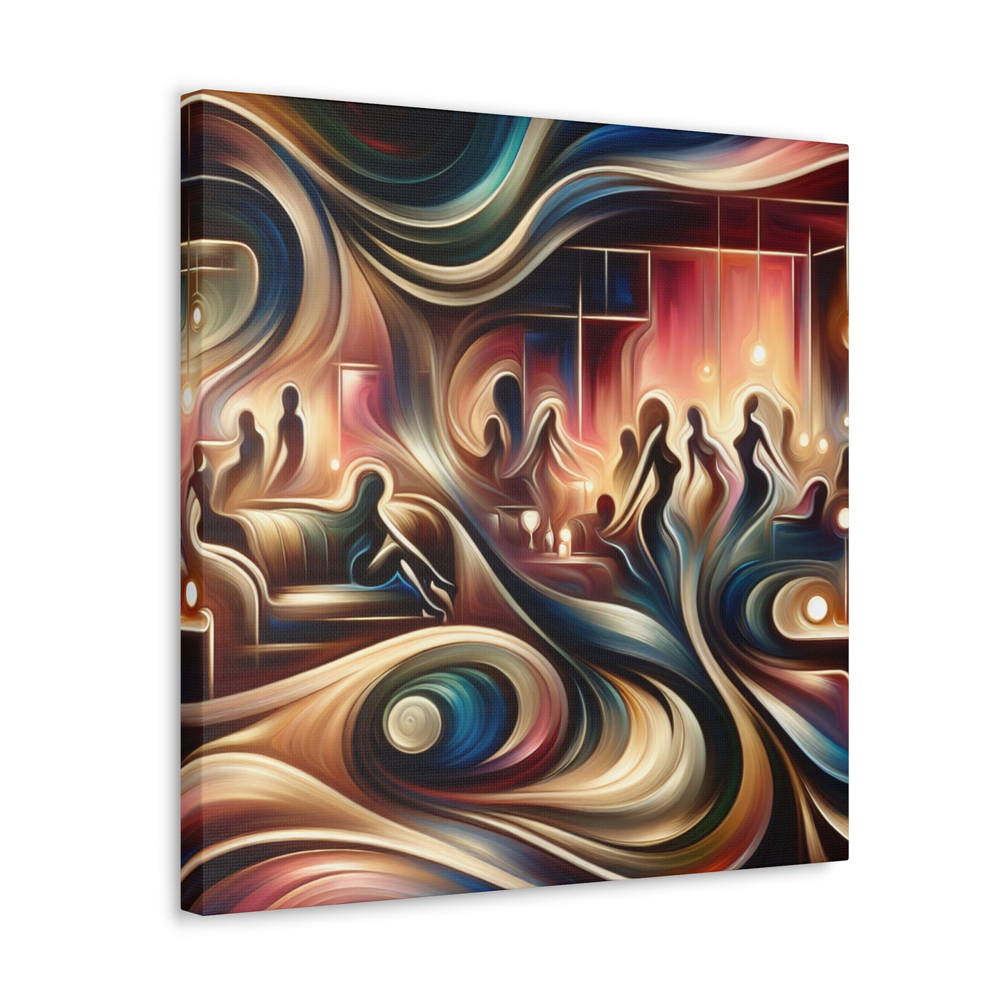 Lively Bash of Colors - Canvas