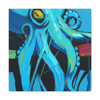 Octopus in Monochrome - Canvas