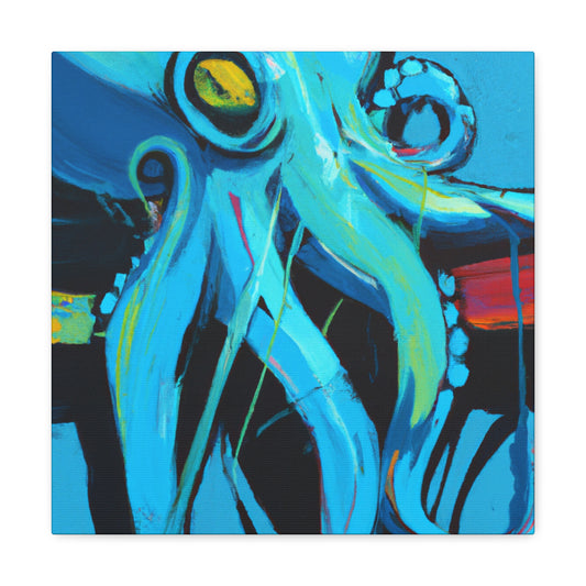 Octopus in Monochrome - Canvas