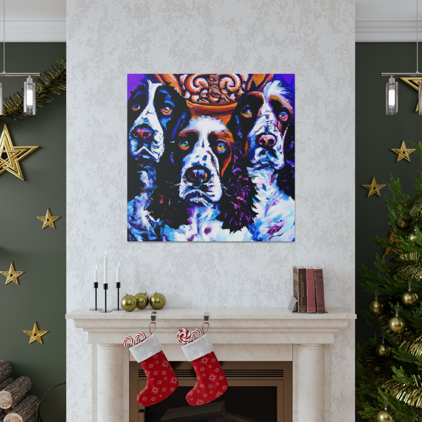 "A Surreal Springer Spaniel" - Canvas