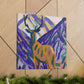 Fawn in Fauvist Hues - Canvas