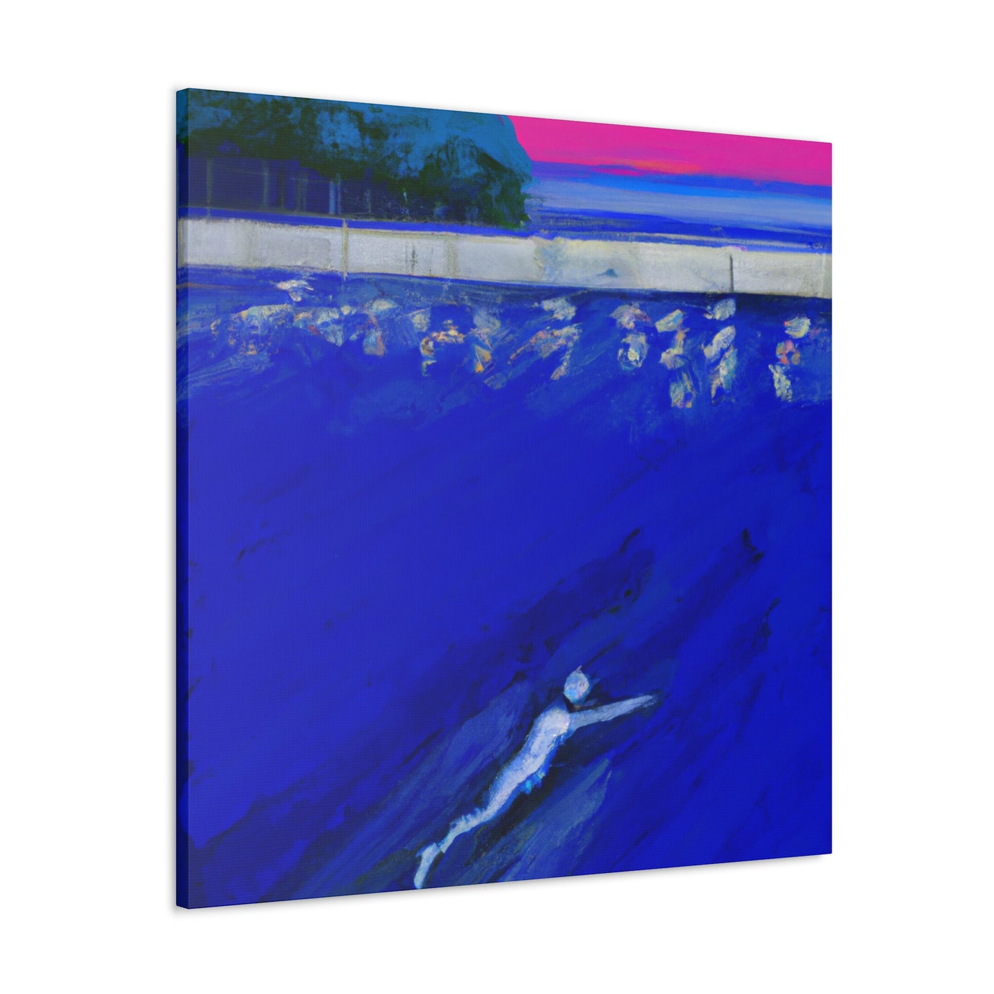 Swimming in Expressionism - Canvas