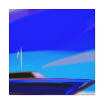 "Pontoon Boat Dreamscape" - Canvas