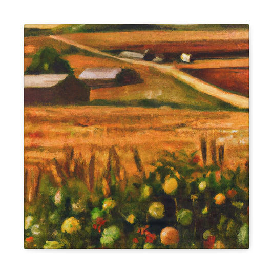 Harvesting Fields Abundance - Canvas