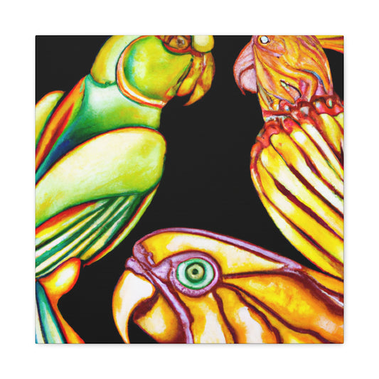 "Conures in Bloom" - Canvas