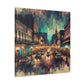 "City Lights Unveiled" - Canvas