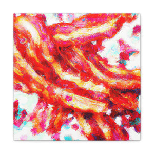 Bacon Pointillism Splendor - Canvas