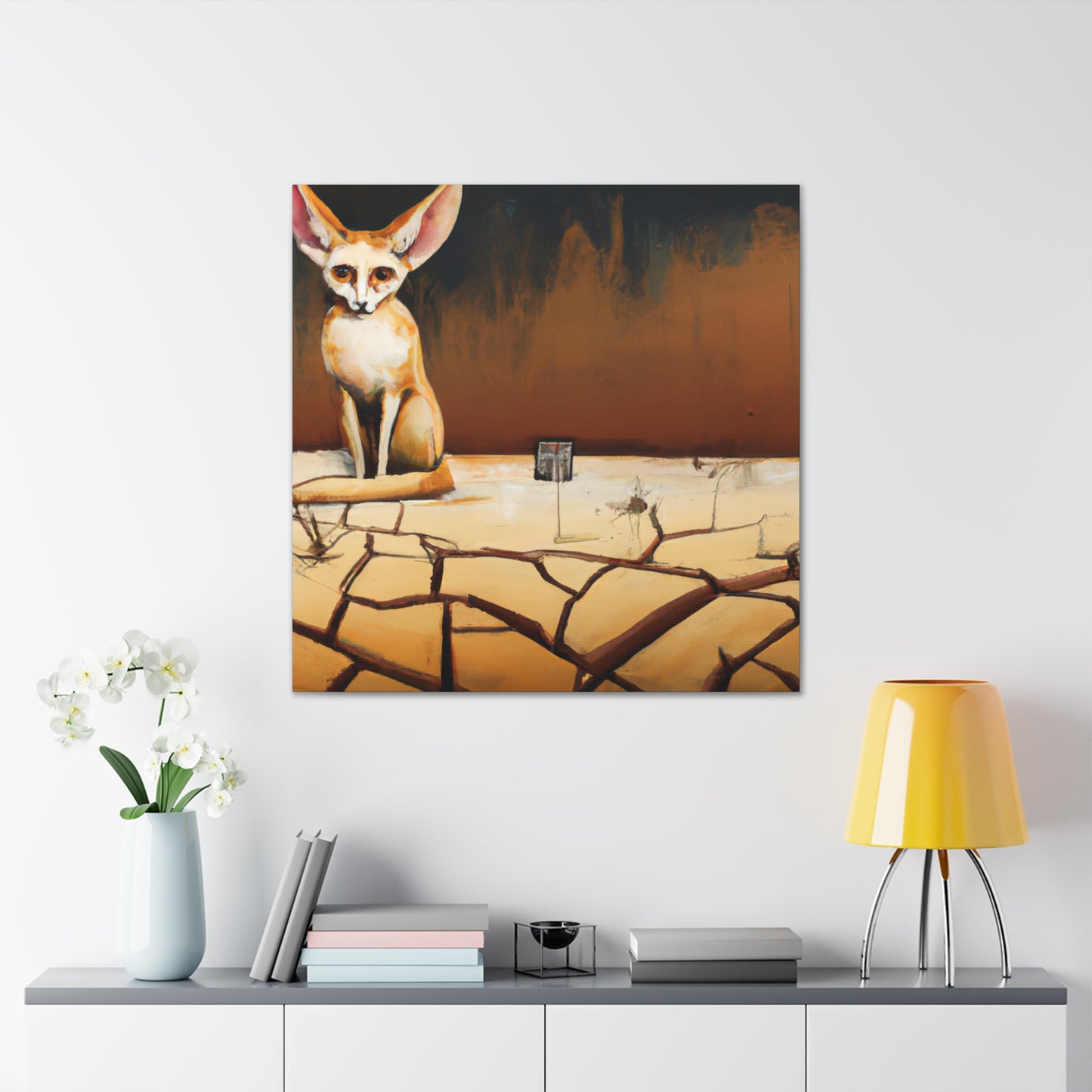 Fennec Fox Majestic Burst - Canvas