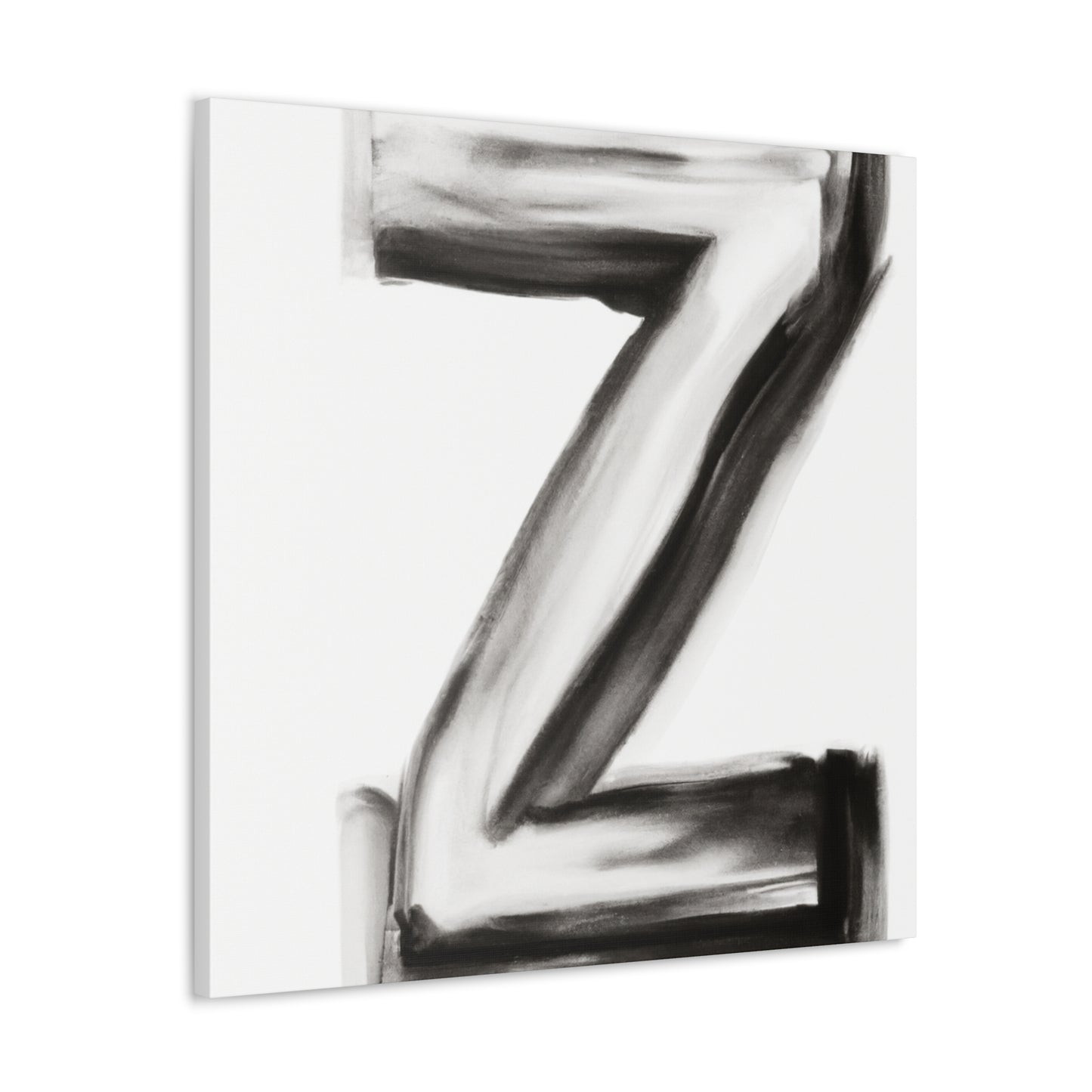 Z's Abstract Reflection - Canvas