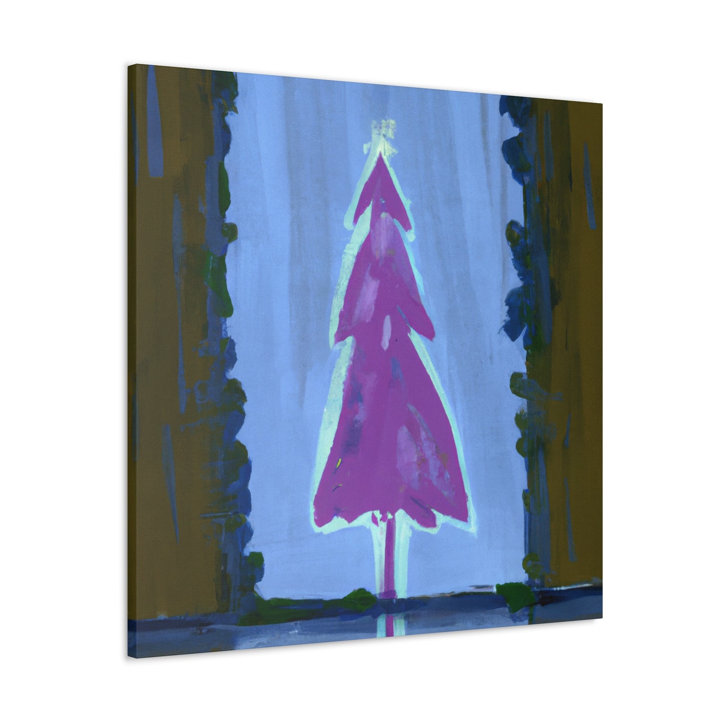 Christmas Tree Sleigh Ride - Canvas