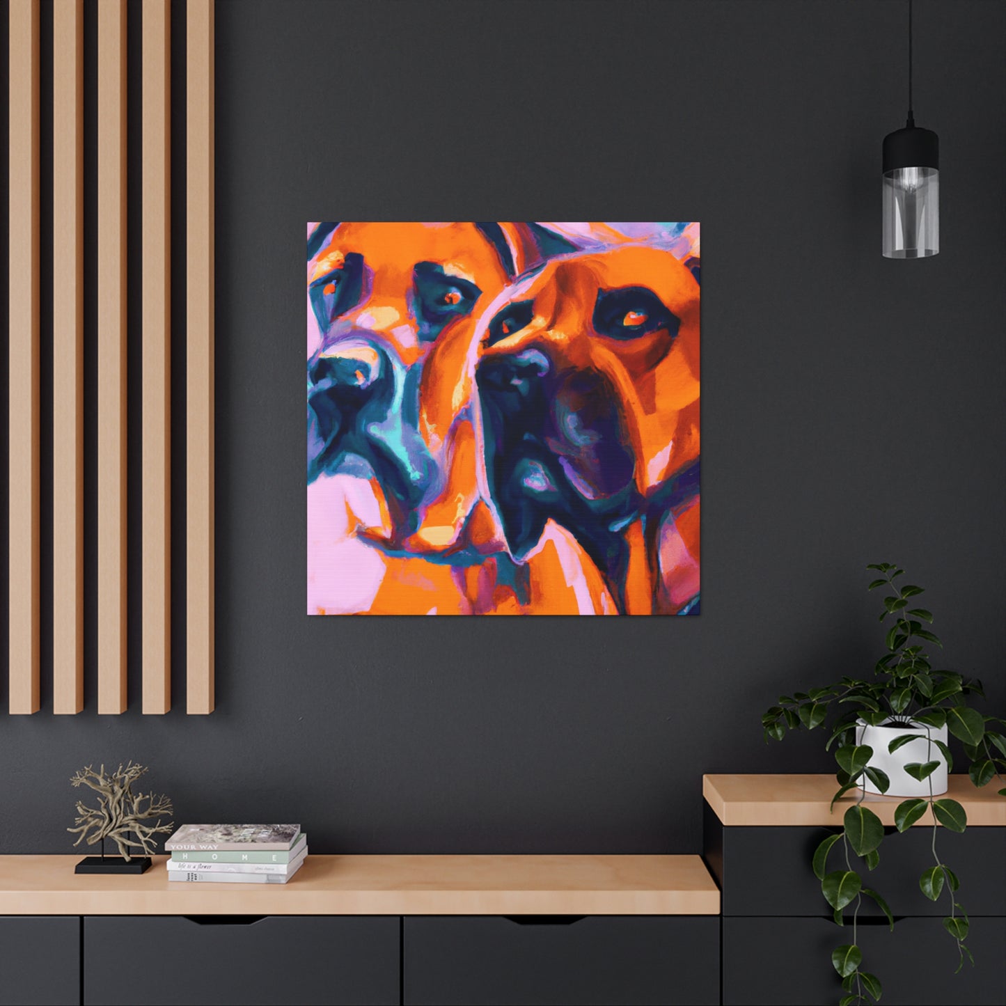 Ridgeback in Expressionism - Canvas