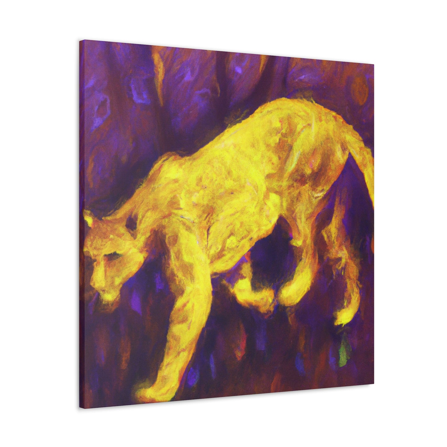 Leopard in Abstract Form - Canvas