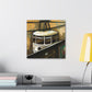 "Cable Car Dreamscape" - Canvas