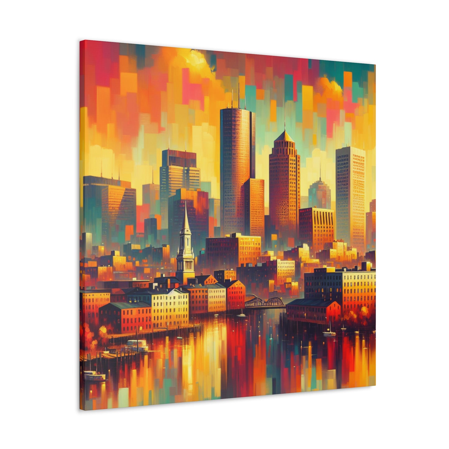 "Eternal Echoes of Boston" - Canvas