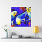 Budgies in Dreamland - Canvas