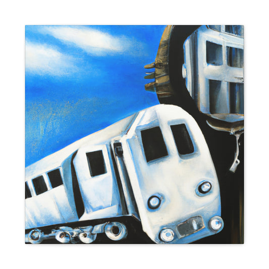 Train in the Clouds - Canvas