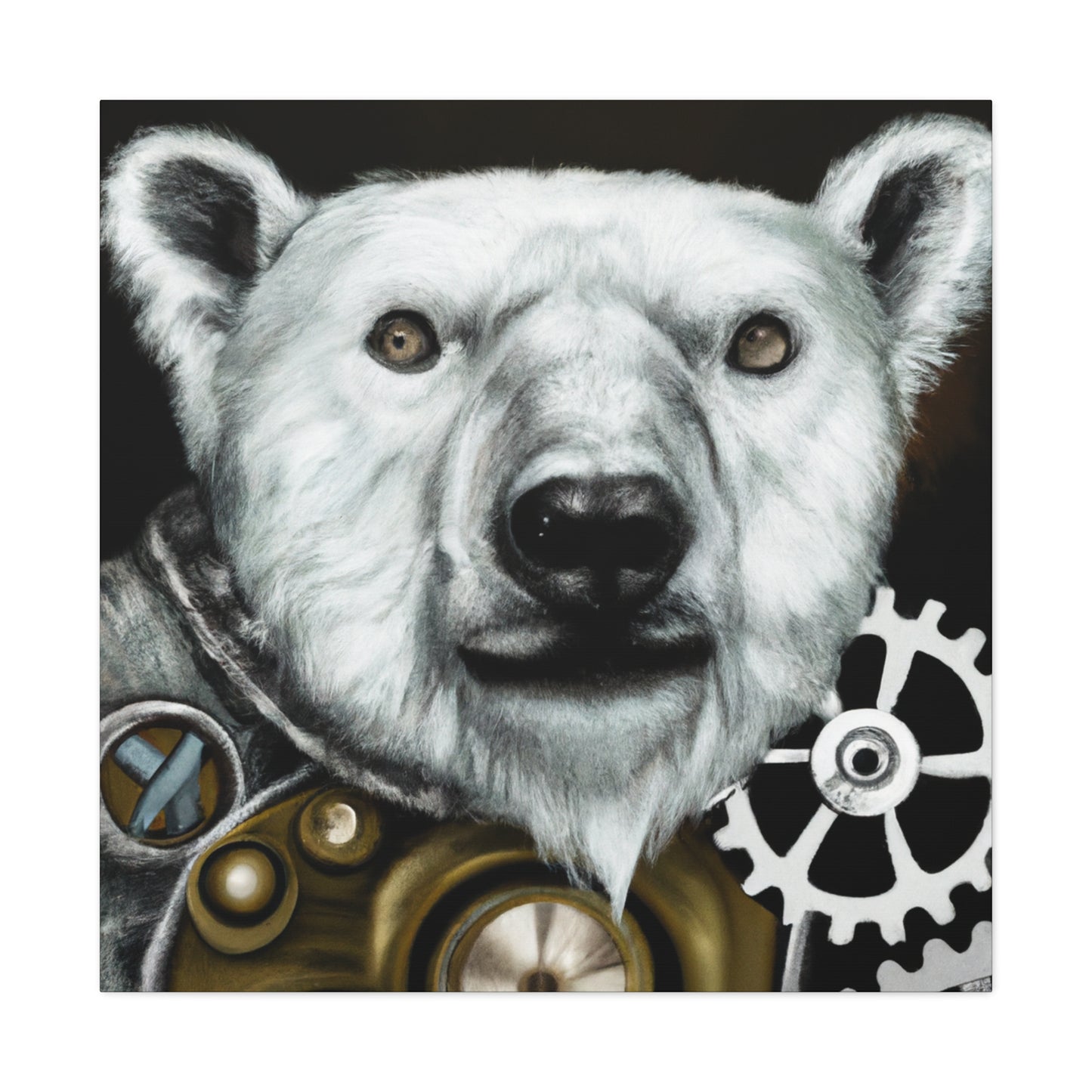 Polar Bear Steampunk Dream - Canvas