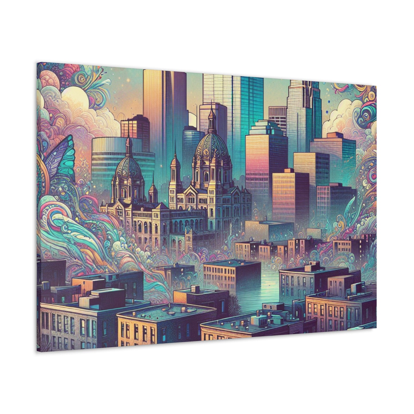 Urban Majestic Minneapolis Masterpiece - Canvas