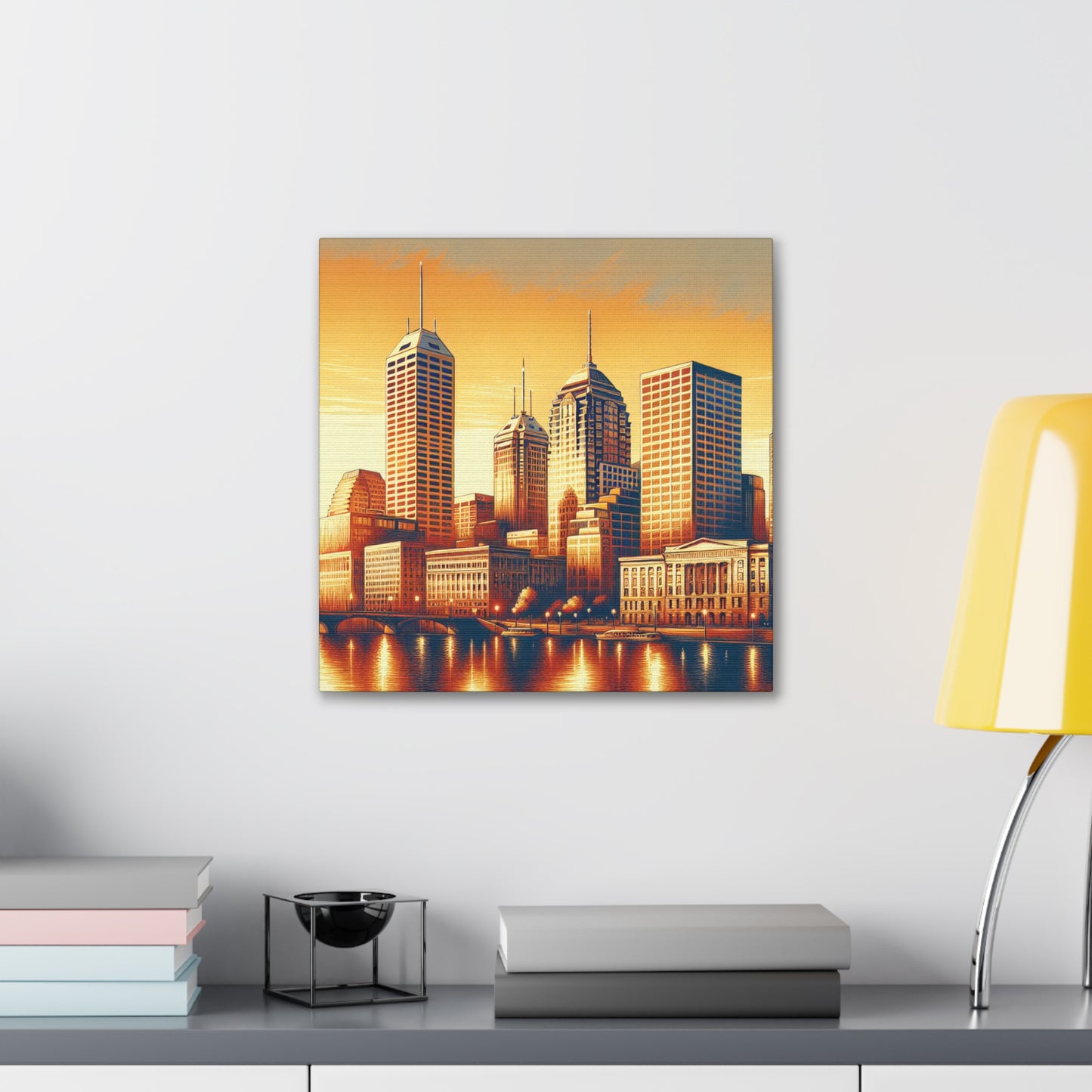 "Urban Symphony Unveiled" - Canvas