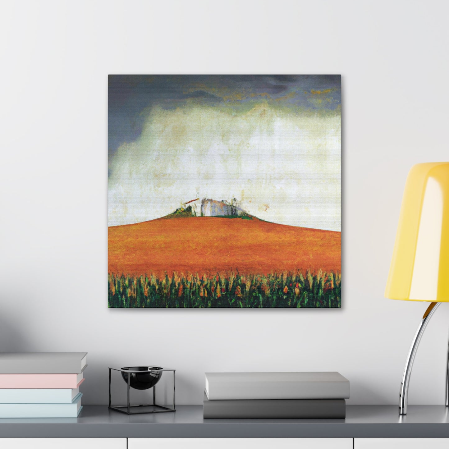 "Crops in Abstracted Fields" - Canvas