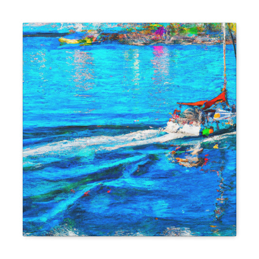 Yacht on the Horizon - Canvas