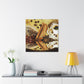 Coffee Drinking Beauty - Canvas